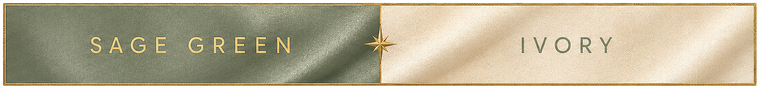 Guest dress code: Sage Green, Ivory